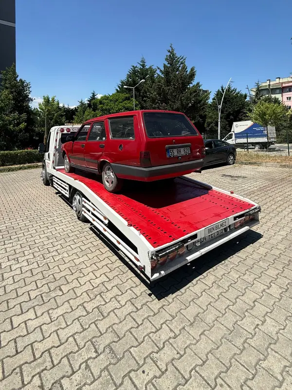 Başkaya Oto Transfer kayar kasa çekicisi, Hadımköy TOKİ Konutları